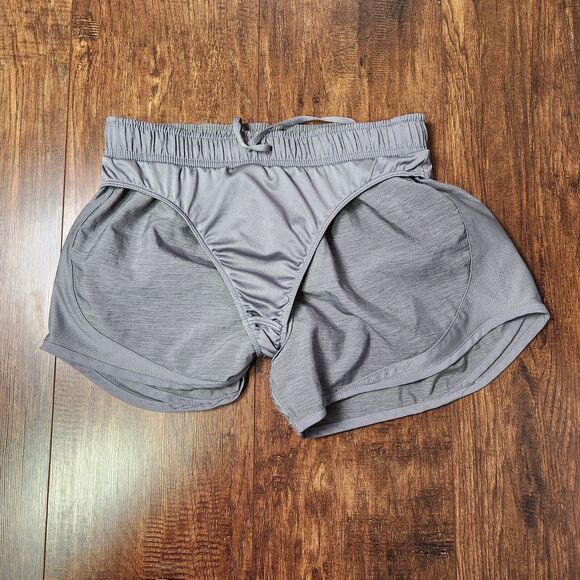 Nike Running Shorts Womens Dri FIT Tempo Brief Lined Grey Size Small - Picture 7 of 8